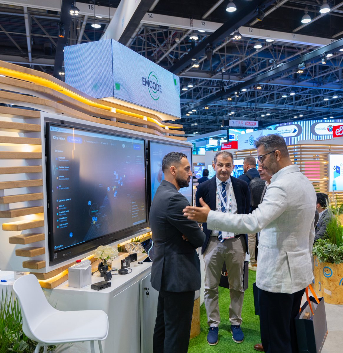 EmcodeTelematic's tweet image. Day 3 at GITEX 2025 was a powerful showcase of curiosity, collaboration, and cutting-edge conversations.

We were thrilled to welcome innovators, tech leaders, and future-focused minds to the Emcode booth.

#GITEX2025 #Emcode #DigitalTransformation #SmartSolutions #TechInnovation