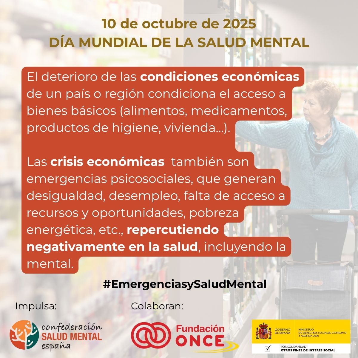 🧐Hoy es el Día Internacional para la Erradicación de la Pobreza.

⚠️Diversos estudios confirman la existencia de una correlación entre la desigualdad económica y el empeoramiento de la #SaludMental de la ciudadanía en situación de pobreza.

#EmergenciasySaludMental