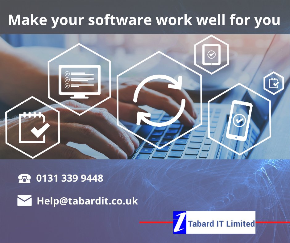 TabardITLtd's tweet image. Having the right IT systems in place doesn’t always guarantee smooth operations – software can still slow things down.

Make sure you choose software that’s right for your business, train your team in how to use it, and regularly audit it.

#SoftwareSolutions #DigitalEfficiency