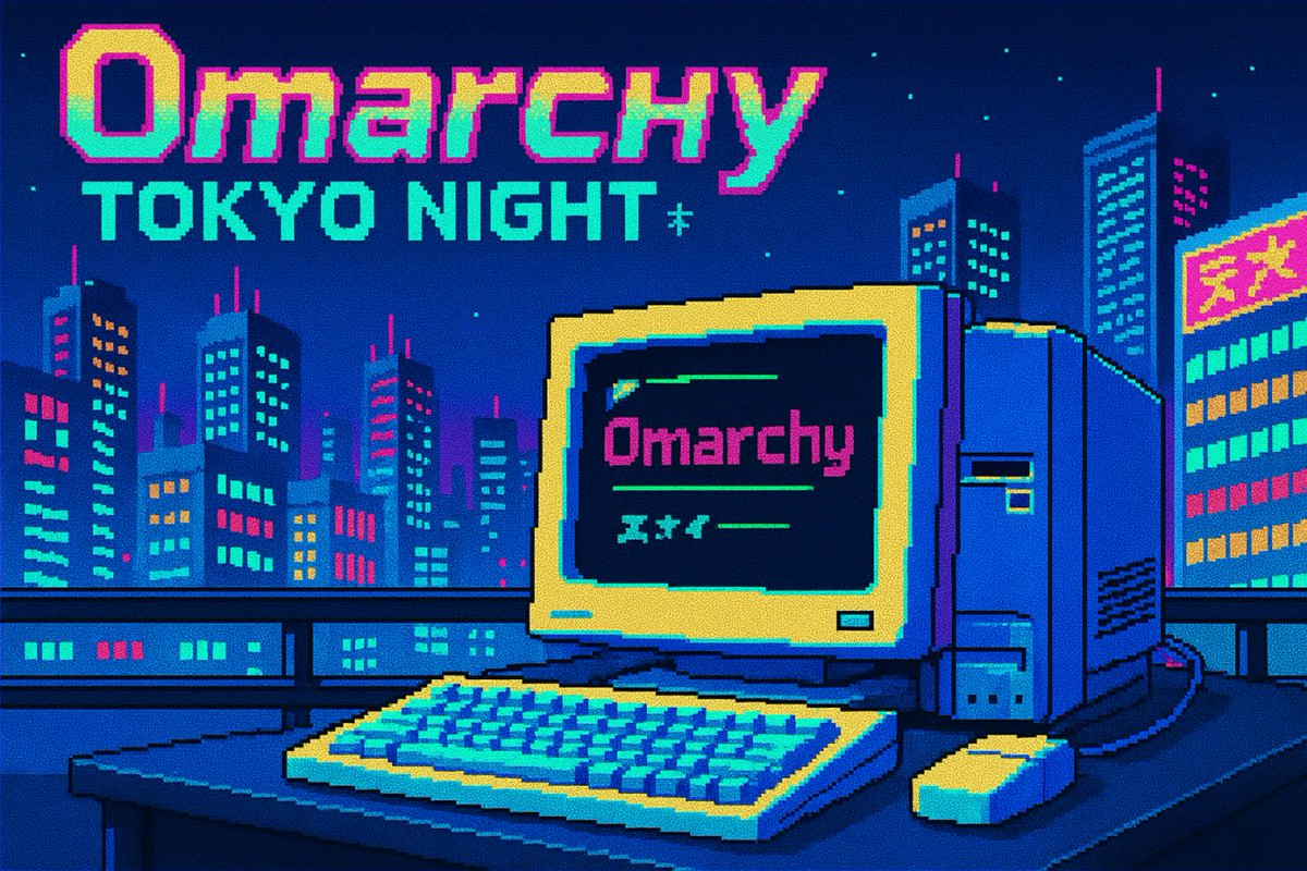 komagata's tweet image. An event where people who are curious about Omarchy gather in Tokyo with their laptops to install it — it’s called Omarchy TOKYO NIGHT. 
omarchy-tokyo.connpass.com/event/373006/ #omarchy