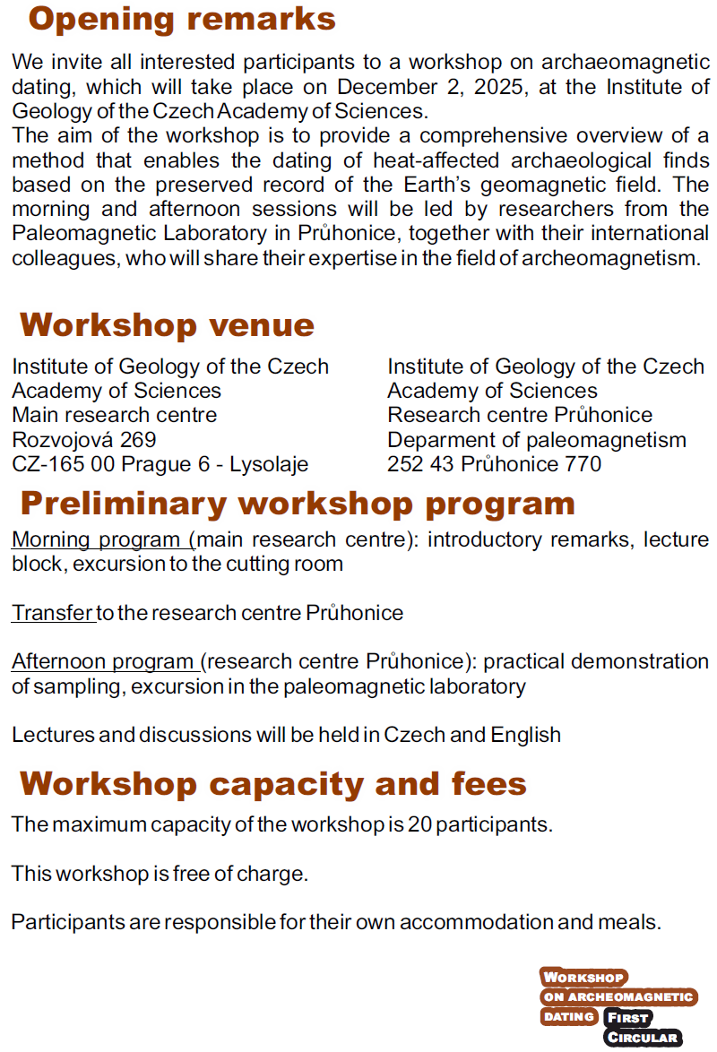 Dept. of Paleomagnetism, Czech Acad Sci, Inst Geol tweet media