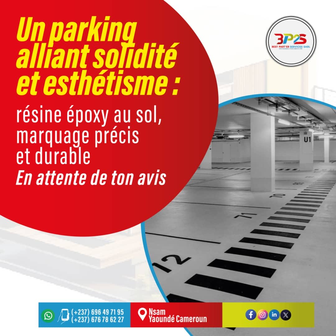 PartnerSarlBPS2's tweet photo. 💫 Parking Innovant et Solidaire avec BP2S

Découvrez notre parking modèle, alliant esthétique et solidarité. Revêtement en résine époxy durable, marquage précis et design soigné.

Nous attendons votre avis pour améliorer nos réalisations !✨ https://t.co/lLXA6wRfRZ