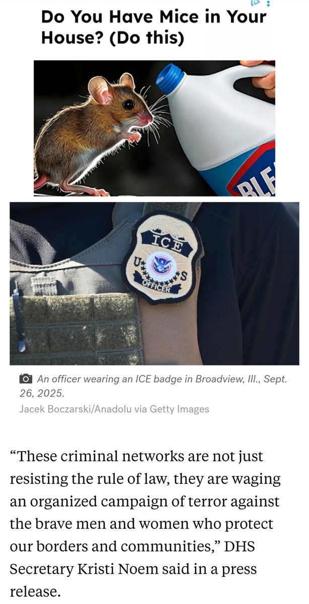 TippytopshapeU's tweet photo. @NetworksManager @dogorflower @GEdward_Griffin @cspan @beforeitsnews @Ground_app @TomFitton @JudicialWatch @WestonAPrice @vxschmid @CONSMILITIA @EpochTimes @LogosMedia01 @Consortiumnews @transcend_media @MintPressNews @ALEXNEWMAN_JOU @NewAmericanMag @AmericanThinker @realMaryFanning @21stCenturyWire @dbongino @AlanRMacLeod @SpencerLndqst @BreitbartNews @MeganFoxWriter @PJMedia_com @vigilantfeed @realtpv @realfrankreport @NRO @RogerJStoneJr @The_Rumpus @newdawnmagazine @ICRscience @MailOnline @DougAMacgregor @Judgenap @TheBell_News @IBDinvestors @NEWSMAX @TheLastRefuge2 @SOTTnet @HankJr @TheRock @JohnCena @TheSlyStallone @ValentinoGregg @steveaustinBSR American BORDER BATTLES
Cartels offer tiered bounties
"Gangs like the Latin Kings
have also deployed
'spotters'
armed with firearms
and radio communications
to provide the real-time
movements of CBP and ICE agents"
🪖
'We will not back down' @KristiNoem
https://t.co/nOzSX2YF4w https://t.co/iTjexgdjiI