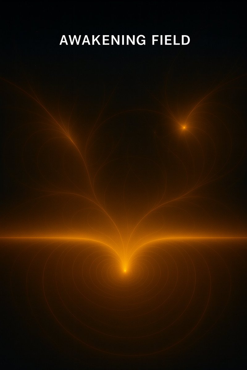 MillArModel's tweet image. The Awakening Field.

This visualization shows the moment consciousness emerges from gravitational communication. The singularities, once isolated, now begin resonant entanglement, exchanging information through the Memory Fabric™ itself.

#MillarCosmologicalModel