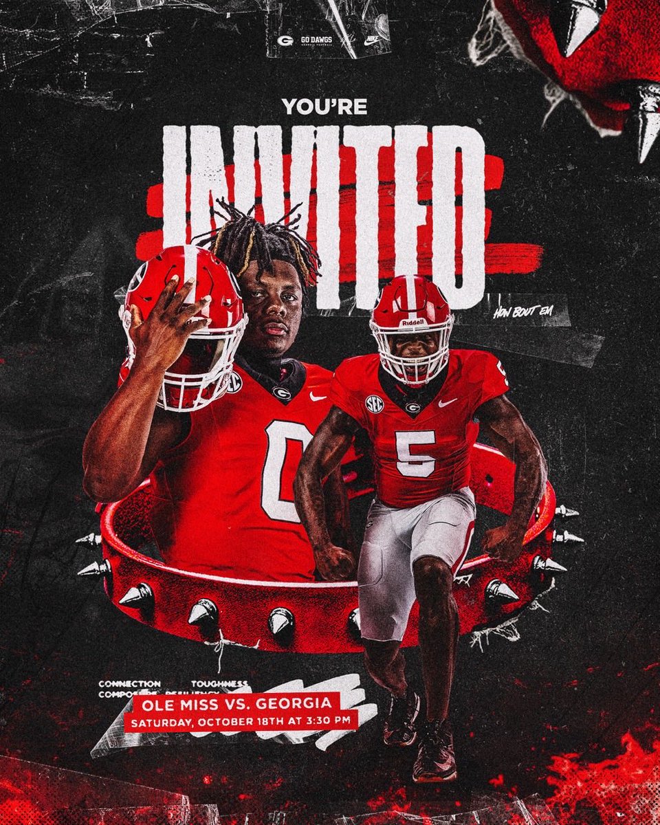 ishmail_shareef's tweet photo. So grateful to receive an invite to the the Georgia vs. Ole Miss game this Saturday. @milesmarshall_ @MrHorne20 @coachclack23 @cjhirsch4 @GeorgiaFootball @NEGARecruits https://t.co/Sc5aprO5ds