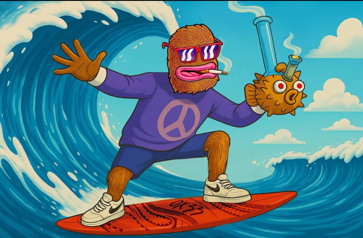 Landwolfeth's tweet image. Happy Friday Wolf Chads 🐺 
Ride the waves to the TOP, with us 
Infinitely higher. 
- WOLF