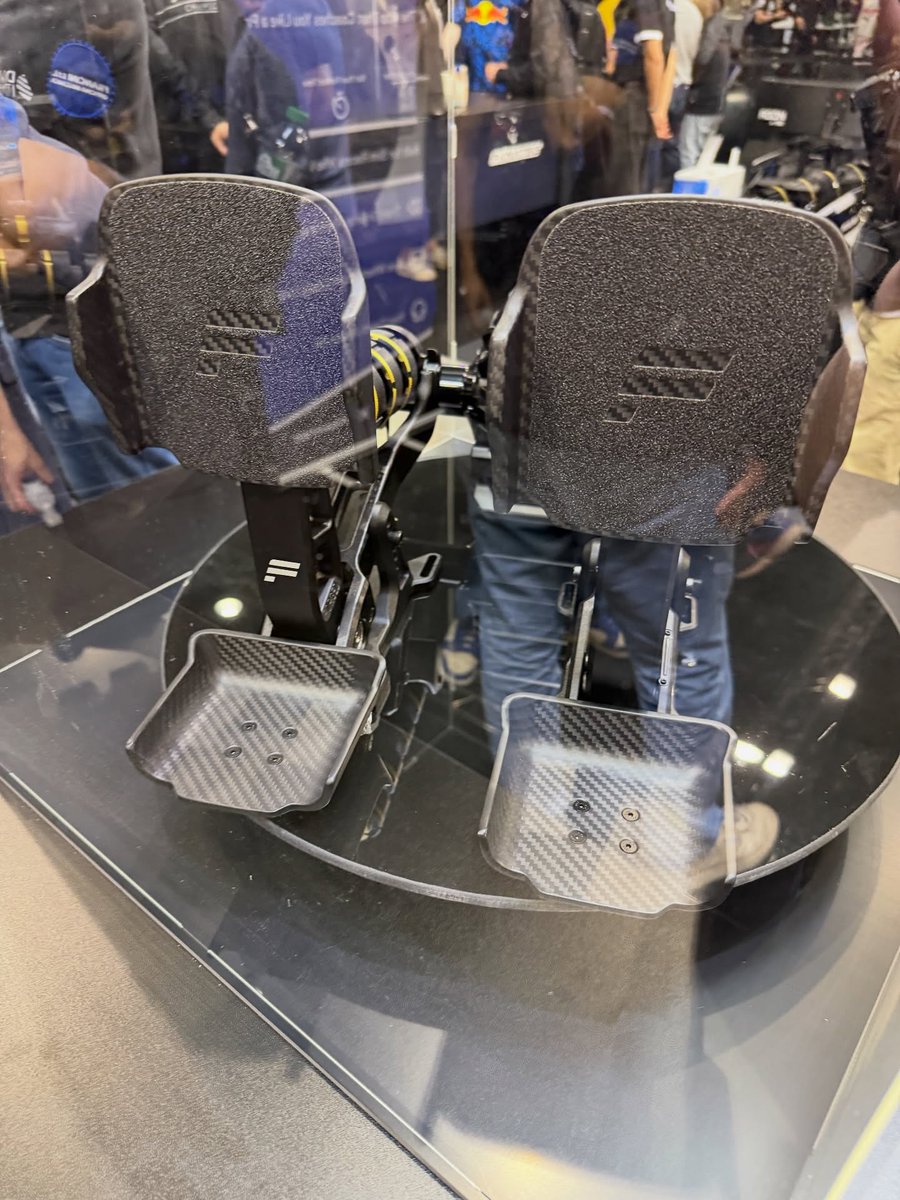 fanatec's tweet image. Test out the just-announced Podium Pedals at our @SimRacingExpo booth! Ask any staff member about which setups to use and come enter our giveaway 👀

What questions do you have about the Pedals?