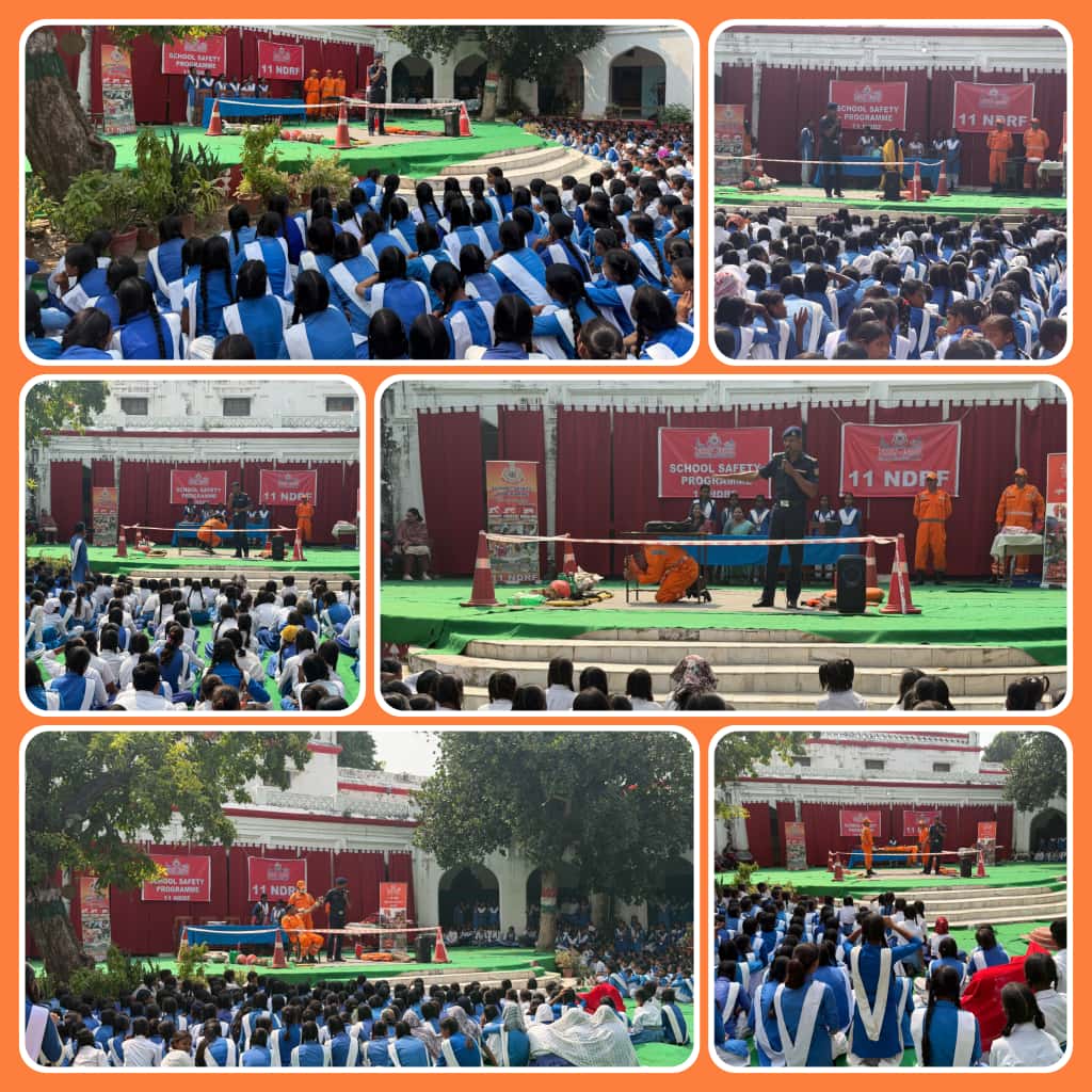 11 NDRF VARANASI. (@11ndrf) on Twitter photo #11NDRF
🔸Conducted School Safety Programme
🔸Venue: Radha Kishori College, Ramnagar, Varanasi (UP) 
🔸 Participants: Teachers, students & Staff.
🔸 The training of students today shapes heros of tomorrow 
#BePrepared#BeSafe
#NDRF4U🇮🇳 #11NDRF
🔸Conducted School Safety Programme
🔸Venue: Radha Kishori College, Ramnagar, Varanasi (UP) 
🔸 Participants: Teachers, students & Staff.
🔸 The training of students today shapes heros of tomorrow 
#BePrepared#BeSafe
#NDRF4U🇮🇳