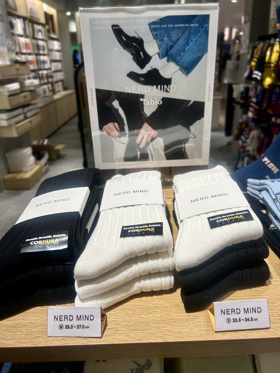 uknow_viennois's tweet image. ナードナードで靴下屋さん
在庫まだあった追加買い🥹💕
#岩田剛典
#Tabio
#NERDMIND
#渋谷マークシティ