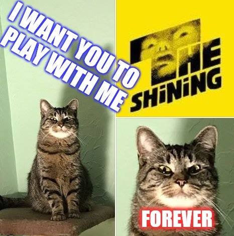 Doc_Creep's tweet image. A meme I made a few years ago after watching Stanley Kubrick&apos;s The Shining.