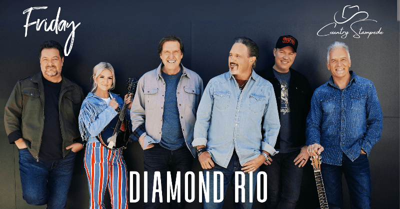 TicketSmarter's tweet photo. We’re adding even more incredible talent to the 2026 #CountryStampede lineup:

💎 @DiamondRioBand – Bringing timeless hits to the Stampede stage
🍻 @jrodfromoz – Kansas’ own, ready to “Drink to That All Night”
🎤 @whoislaniee – The breakout star turning heads across country music