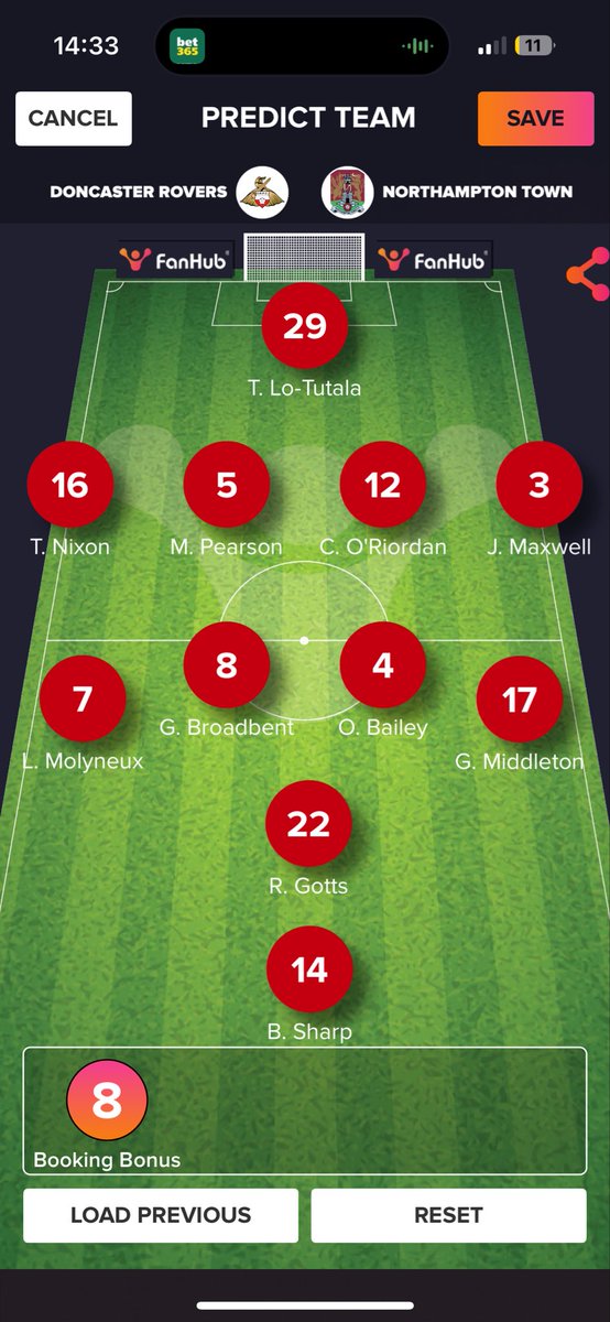 My team for tomorrow (obviously don’t know who the doubts are). 

#DRFC