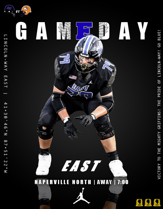 Lincoln-Way East Football tweet media