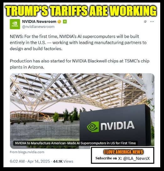 <a href="/elonmusk/">Elon Musk</a> Trump's tariffs are brilliant.