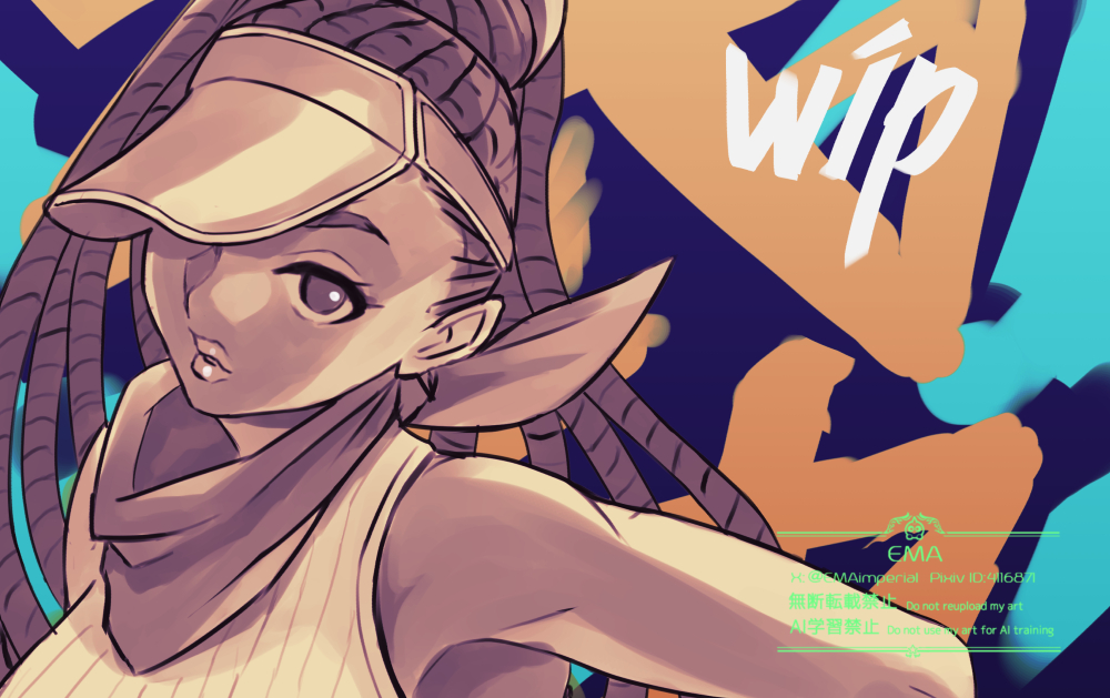 キンバリー描いてます✍️グラフティっぽいのに挑戦してます