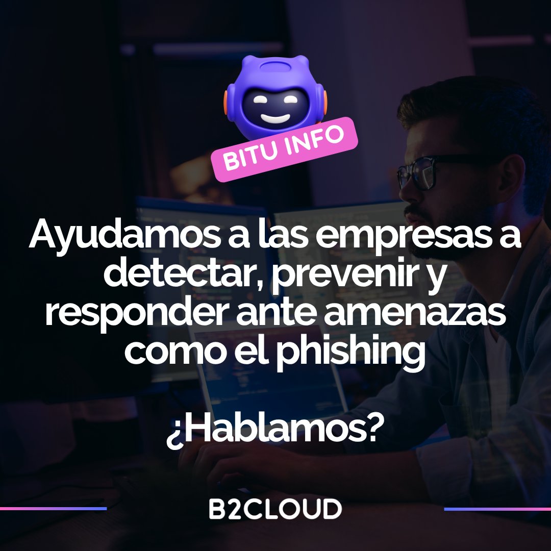 b2cloudtech's tweet image. 🚨#ViernesSeguro
¿Correo urgente pidiendo que hagas clic? ⚠️ Podría ser phishing.
Antes de hacerlo:
👀Revisá el remitente
🔗Pasá el mouse sobre el enlace
🤔Si dudás, ¡no clickees!
La seguridad empieza con atención.
#Ciberseguridad #Phishing #b2cloudtech