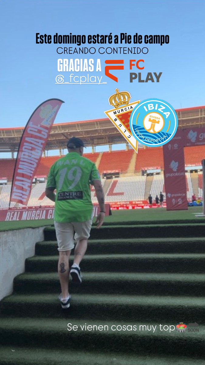Voy a colaborar con <a href="/fcplay_/">FC Play</a> creando contenido en disferentes campos de 1RFEF, y tenía que empezar en casa🥹