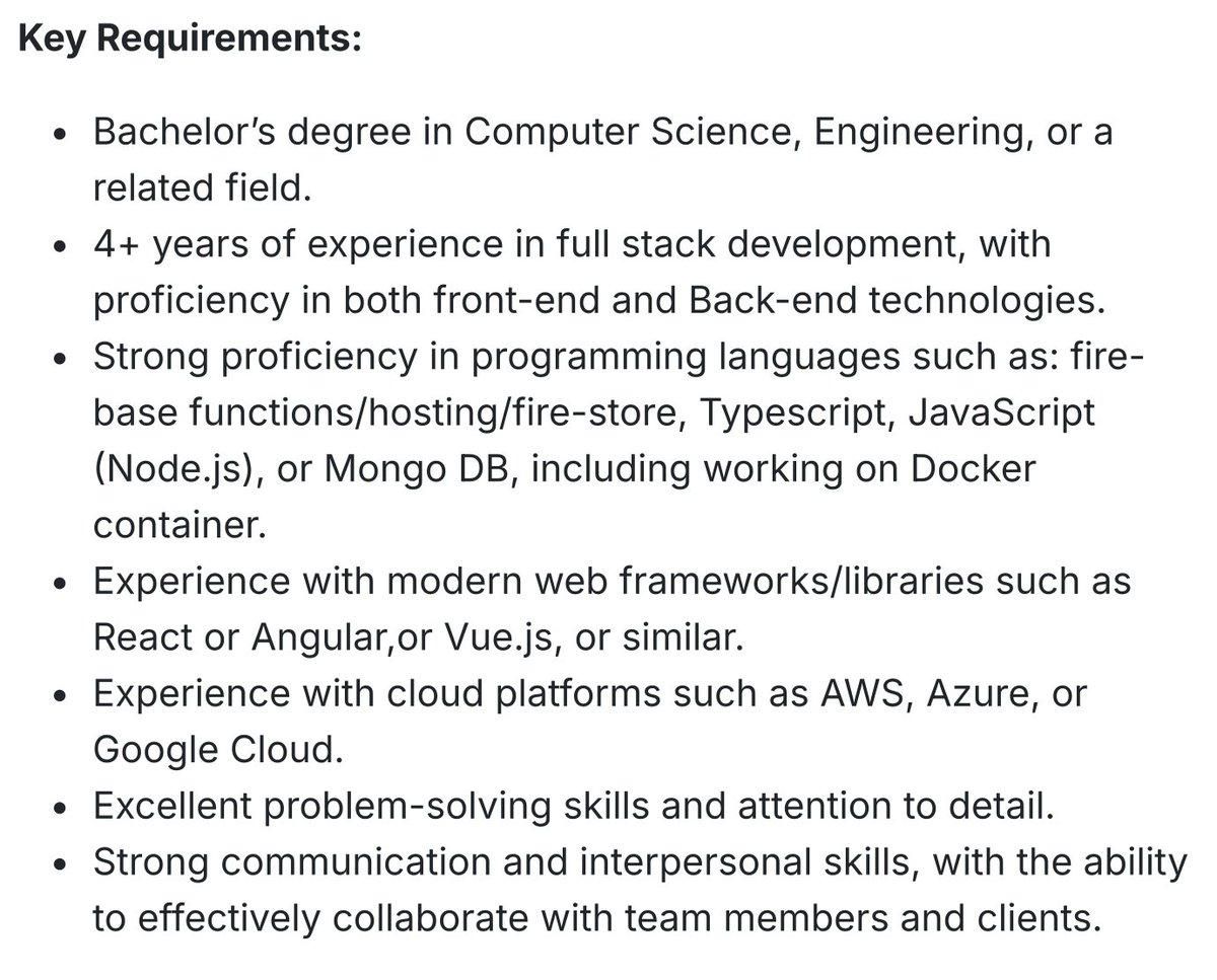 cuthlehoop's tweet image. man recruiters are clueless
the way they filter candidates is so funny
I told him i did backend in go and frontend in react or whatever
and then sends me this shit