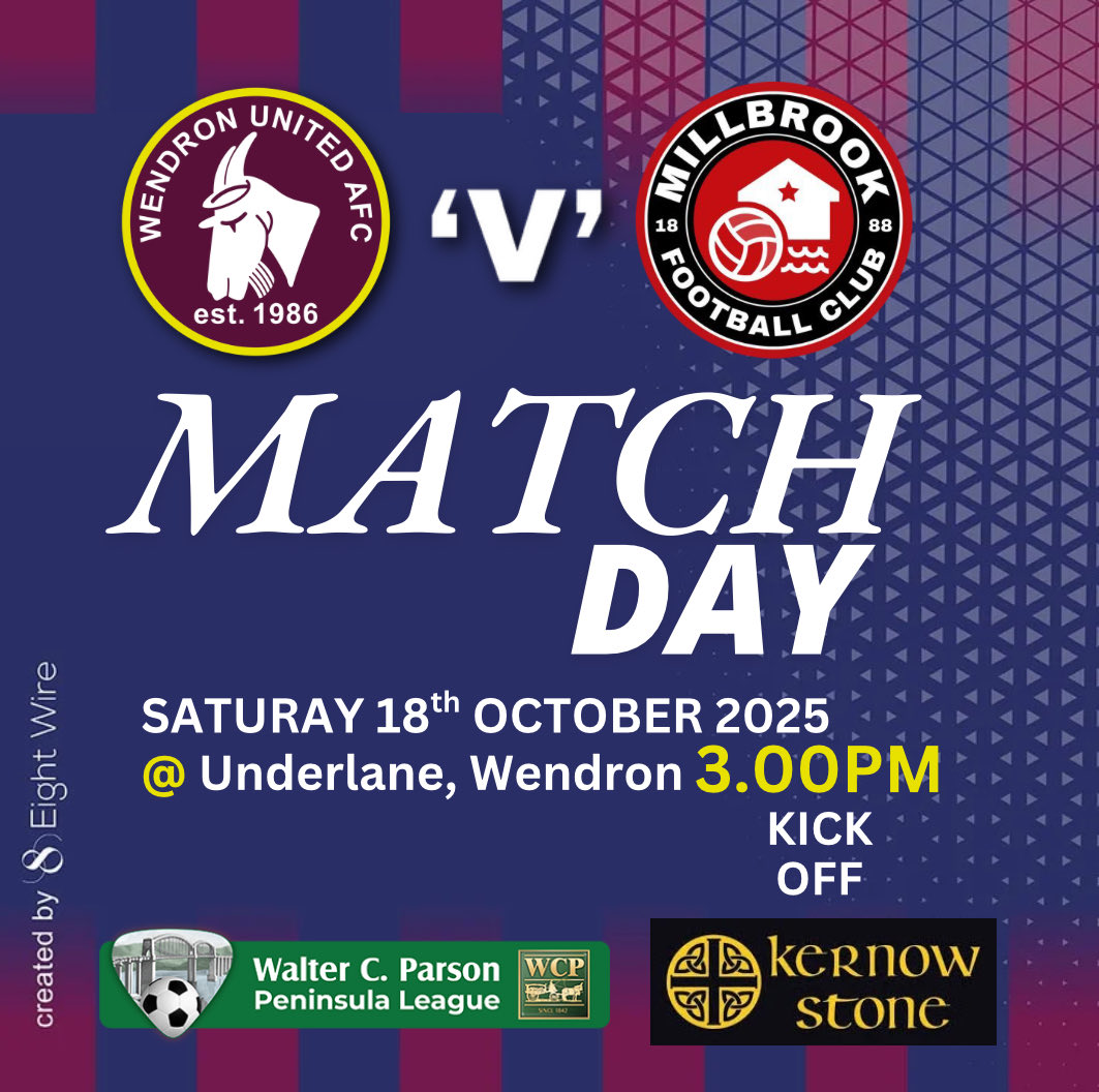 𝗧𝗼𝗺𝗼𝗿𝗿𝗼𝘄
We are back in home action as we host <a href="/MillbrookAFC/">Millbrook AFC</a> in the <a href="/swpleague/">WALTER C. PARSON PENINSULA LEAGUE</a>. 

The action kicks off at 𝟯𝗽𝗺 from Underlane. 

<a href="/Cornishfootball/">Dave Deacon</a> 
<a href="/swsportsnews/">South West Sports News</a> 
<a href="/NonLeagueHQ1/">NonLeagueHQ</a> 
<a href="/NonLeaguePaper/">The Non-League Paper</a>