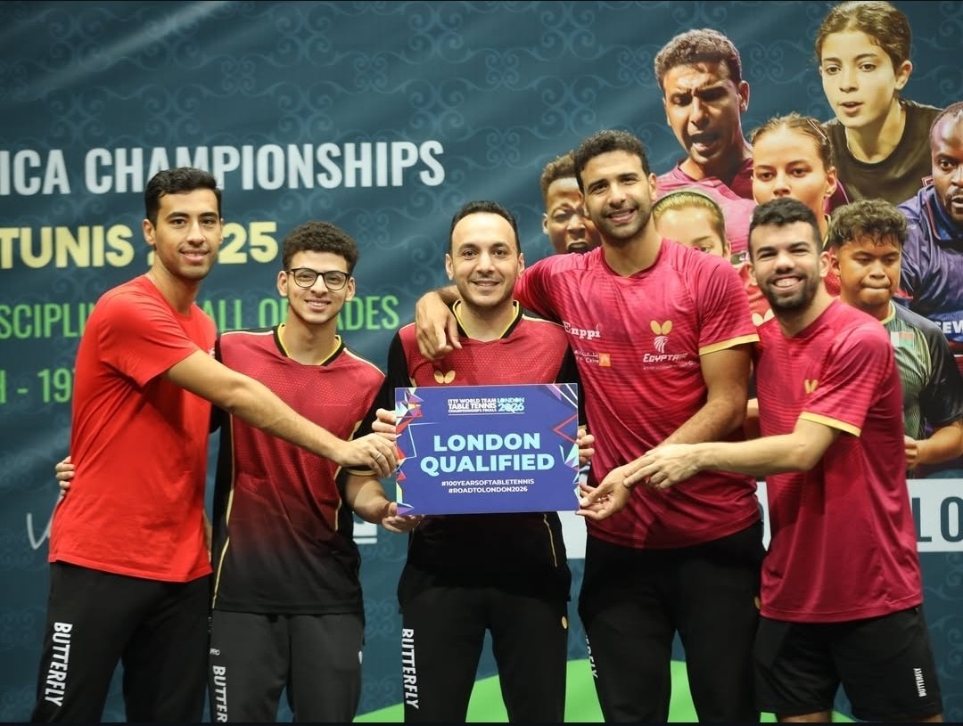 TeamsEgypt's tweet image. المنتخب الوطني لتنس الطاولة رجال يتأهل لنهائيات بطولة العالم للفرق 2026 و التي تستضيفها العاصمة الإنجليزية لندن شهر يونيو المقبل.
#TeamEgypt
#TableTennis
#ITTFWorlds2026