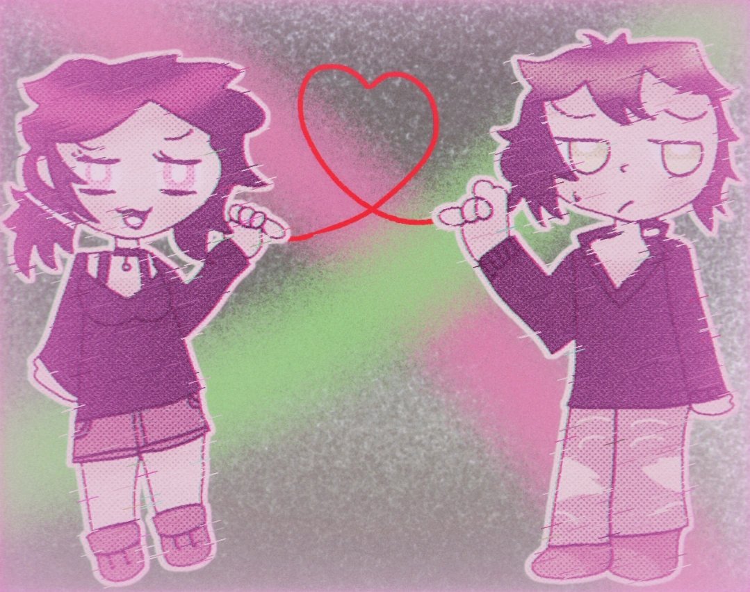 #tcoaaltober
day 17 "Red Starting of Fate"
It's the red thread that connects you and me forever💚🧵🩷
#thecoffinofandyandleyley
#tcoaal