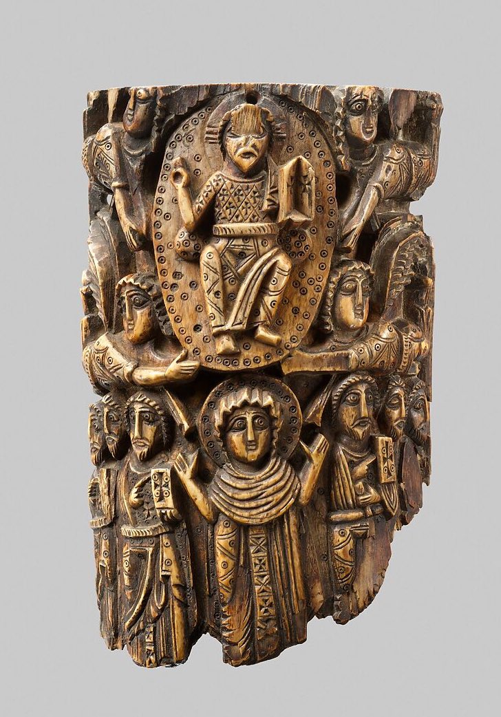 Coptic Tusk Fragment with the Ascension

(720-920 AD)