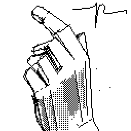 in this stroke journey, the left hand make hand series with emulator