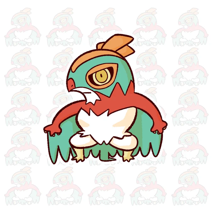 ルチャブル可愛い!けど描くの難しすぎて状態異常こんらん