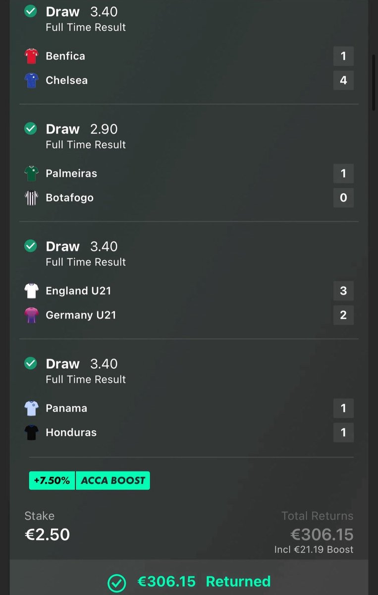 tpg_tipster's tweet image. 152/1 ▶️ 4-FOLD ACCA🏆🗺️
£2.50 Returns £400🤯
If this bet wins I’ll giveaway £25 to 5 people who
❤️Like this tweet
♻️Repost this tweet
Follows this Page & Comments ‘DONE’