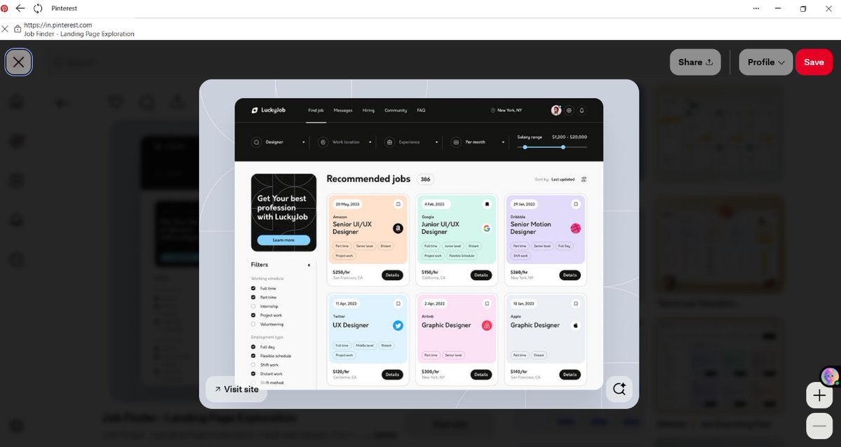 Diya_meghani's tweet image. Mini Project using props | Job Cards UI using (React + Tailwind)
inspired by a Pinterest design- a practice project from @sheryians_ React.js full course by @sarthacksharma
Got so much clarity in React after this course totally worth watching it.
#ReactJS #LearningInPublic