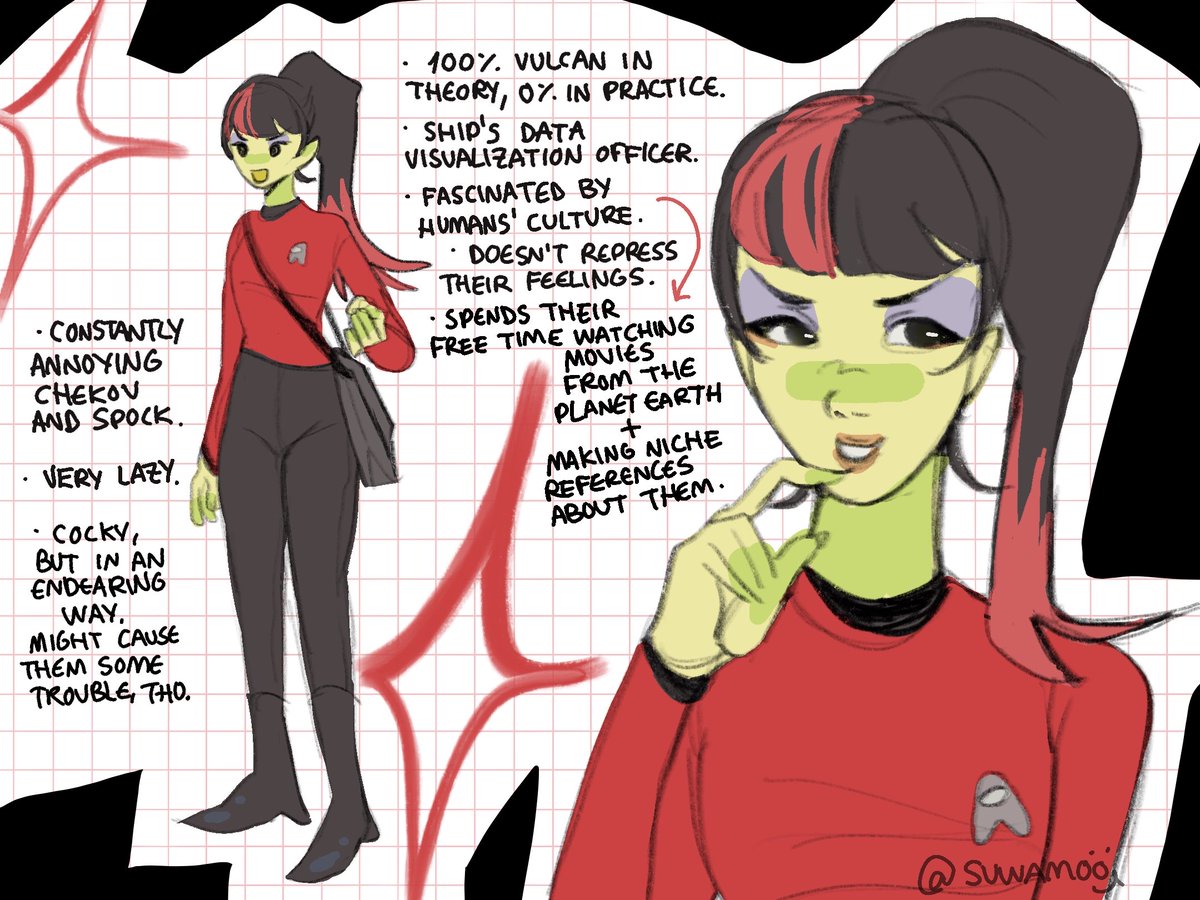 say hi to my vulcansona + a couple comics about them !!! #startrek