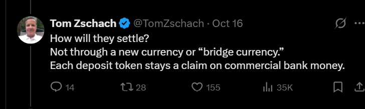 CatfishFishy's tweet image. Good news and bad news for $XRP Army.
Bad news: Swift CIO confirmed that 12,000 banks will not be using a bank-themed meme coin as a bridge currency in their workflows.
Good news: You can just type, "We know what we hold" and handwave away all contrary, bearish evidence…
