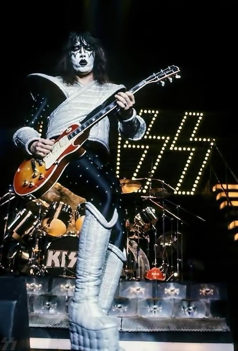 Ace Frehley with KISS performing in 1979
