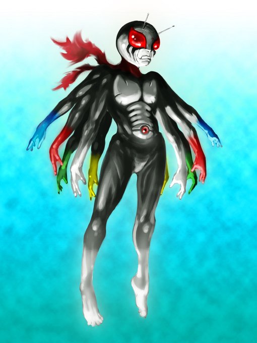 結構昔に描いた惑星開発用改造人間 