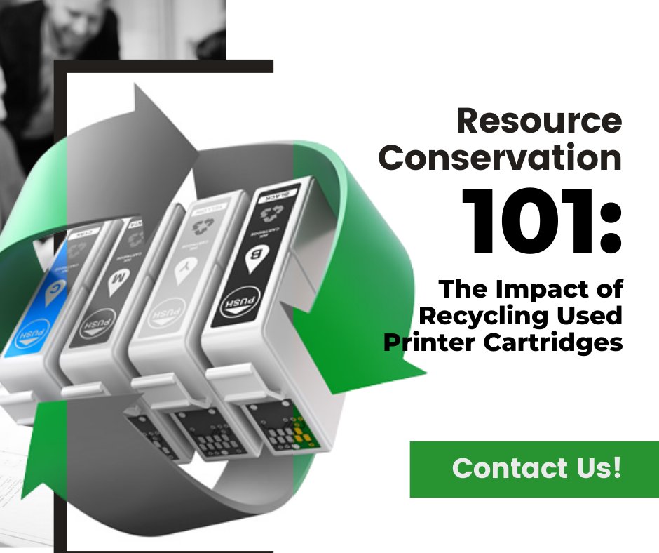 Docutrend's tweet image. Conserve natural resources with us! Recycling used printer cartridges reduces the demand for raw materials. 

Want to know more? Get in touch now. 

#Conservation #EcoFriendly