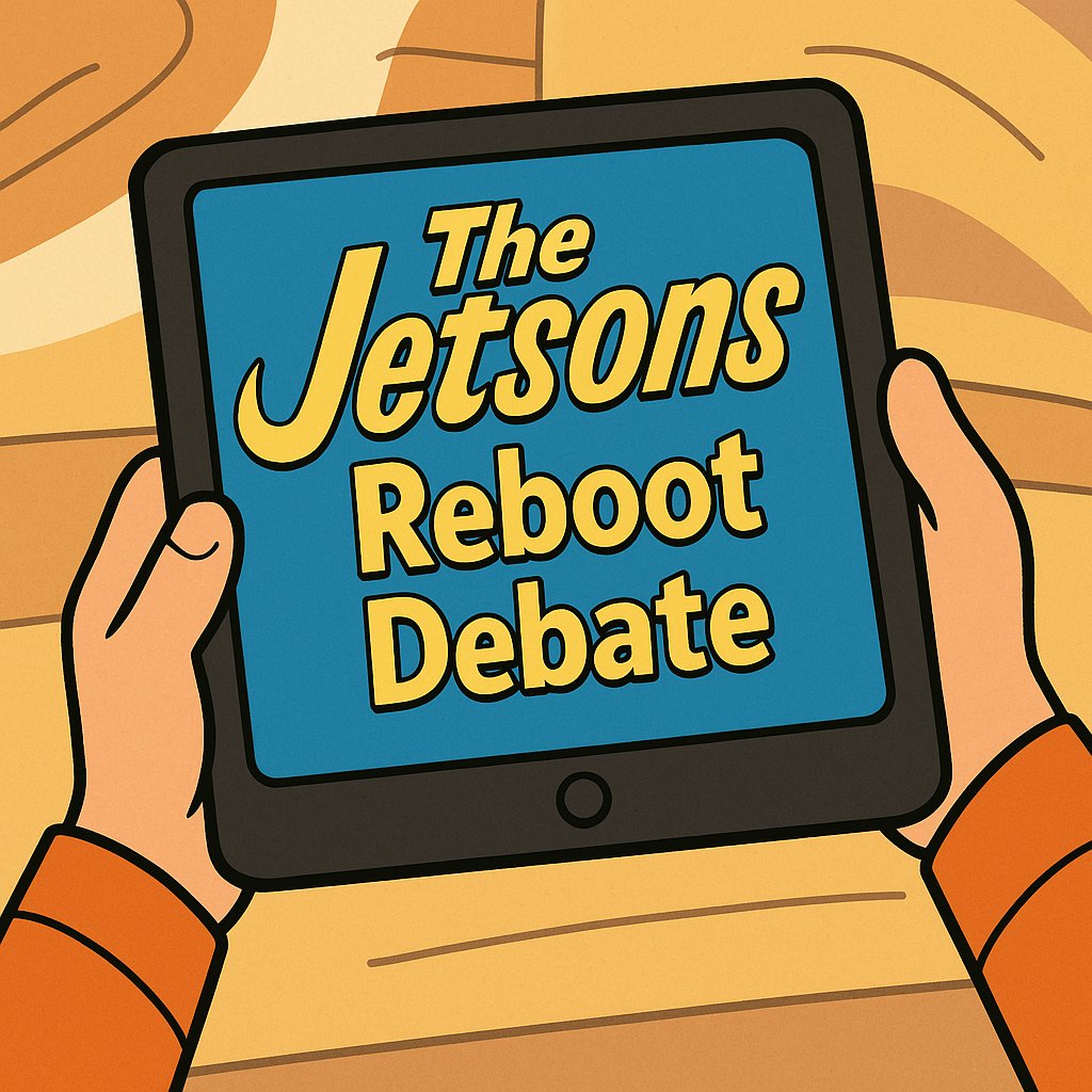 Nova: Come on, you have to modernize The Jetsons! They lived in the future — so now we just move it into our future.

Cornelius: The Jetsons were already in the future, Nova. You can’t keep rebooting the future. That’s how we got social media.

informer.digital/the-jetsons-re…