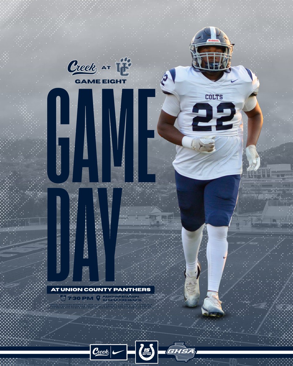 𝐑𝐞𝐠𝐢𝐨𝐧 𝐂𝐥𝐚𝐬𝐡 𝐈𝐧 𝐓𝐡𝐞 𝐌𝐨𝐮𝐧𝐭𝐚𝐢𝐧𝐬

⏰ - 7:30pm 
📍 - Panther Stadium (Blairsville, GA)
📻 - Coahulla Creek Sports Network

#TheCreekCulture 🌊
