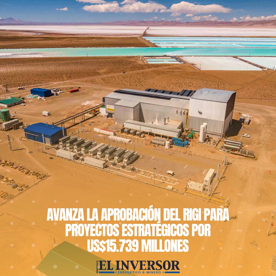 📈 Ya fue aprobado cerca del 46 % de los proyectos presentados bajo el RIGI, y estudian extender su vigencia para impulsar inversiones en minería, energía y siderurgia

🔗
elinversorenergetico.com/avanza-la-apro…

#InversiónEstratégica #RIGI #Minería #Energía #Siderurgia #DesarrolloIndustrial