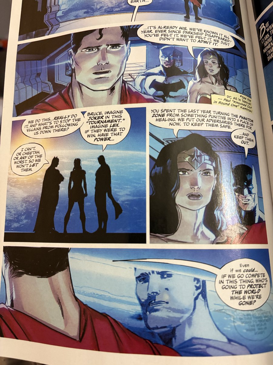 camdelrosario's tweet image. reading DC KO &amp;amp; this speech bubble being reflected in the window is one of the dumbest things i’ve ever seen in comics