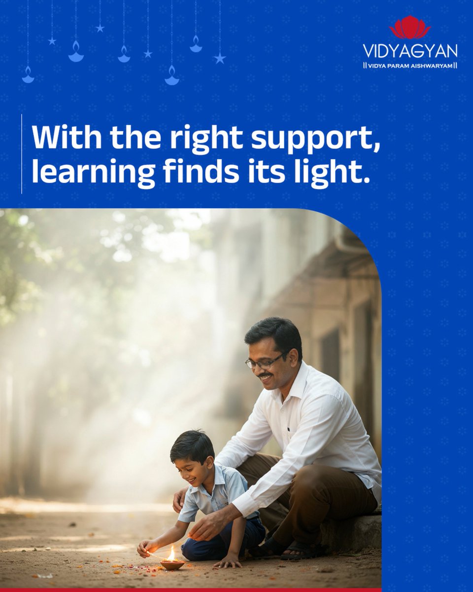 VidyaGyanLA's tweet image. Every spark holds the promise of light: it just needs the right guidance to shine.

This Diwali, we celebrate the mentors and learners who keep the flame of knowledge alive. 

#VidyaGyan #LightOfLearning #Diwali2025 #SNF