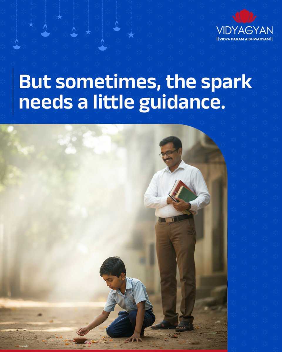 VidyaGyanLA's tweet image. Every spark holds the promise of light: it just needs the right guidance to shine.

This Diwali, we celebrate the mentors and learners who keep the flame of knowledge alive. 

#VidyaGyan #LightOfLearning #Diwali2025 #SNF