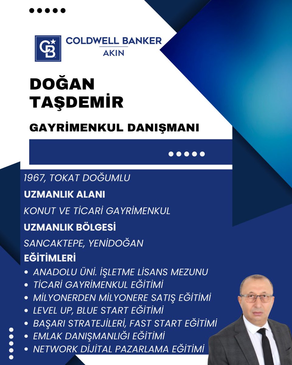 cbakingym's tweet photo. Doğan Taşdemir, konut ve ticari gayrimenkul alanlarında uzun yıllardır uzmanlaşarak sayısız başarılı işe imza atmıştır.

Sancaktepe ve Yenidoğan bölgelerinde kazandığı tecrübe ve müşteri memnuniyetine verdiği önemle, sektörde güvenin ve başarının simgesi haline gelmiştir. https://t.co/eIbfdHomBZ