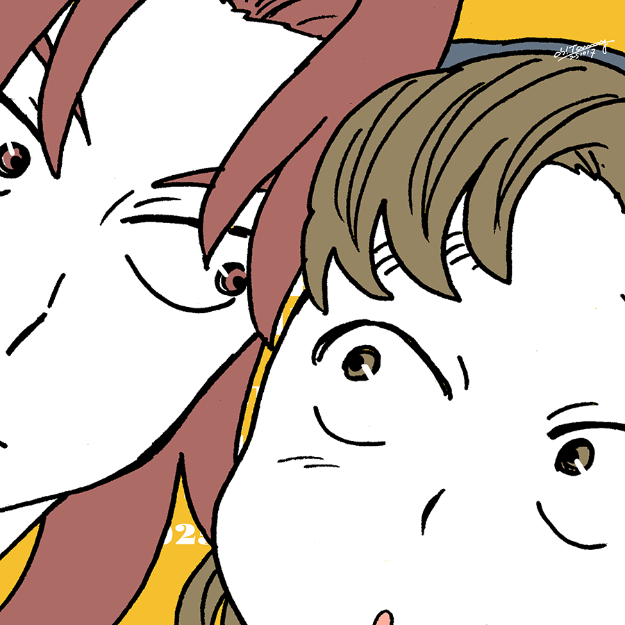 「利こま大好き #りっこま真ん中バースデー企画」|おおとみのイラスト