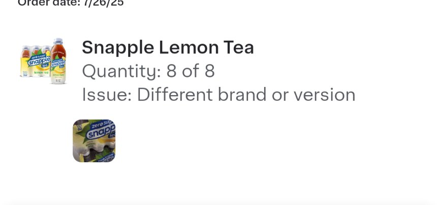 EsmailingC's tweet photo. Customer saying wrong items but the items was scanned correctly, and the picture shows is the same items so why? @Instacart https://t.co/cqqK3fkEjr