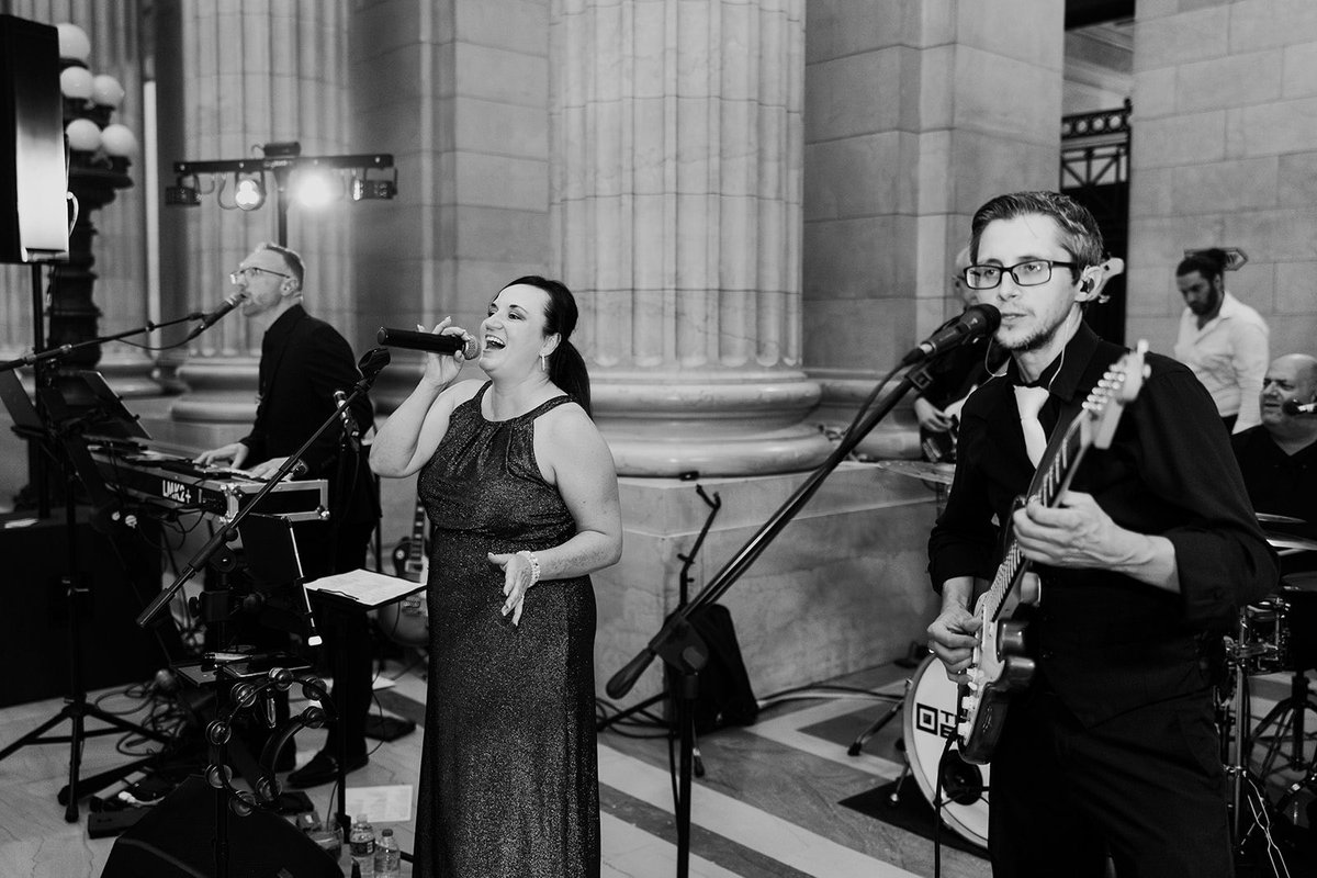Elevate your dance floor with live music 🎶💫⁠
Photo by Drzazga Photography