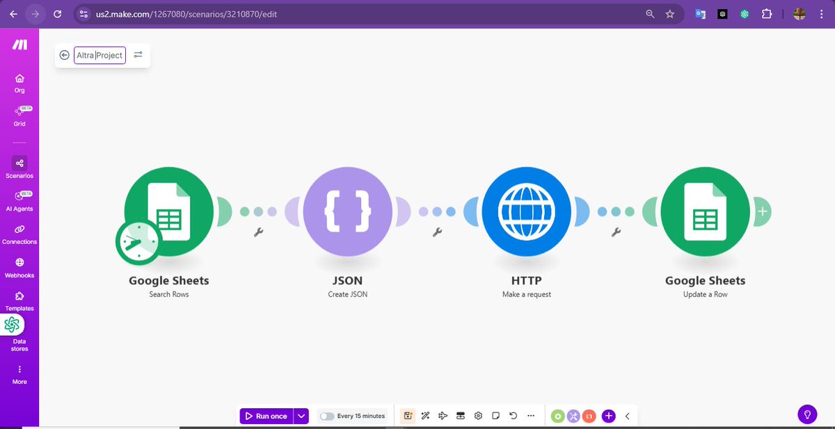 Ade_Oba_king's tweet image. Spending the afternoon connecting Google Sheets, wrestling with a bit of JSON, and making HTTP requests sing in harmony. There's something so satisfying about seeing a complex process become smooth and automatic.#AutomationProject #TechLife #Workflow #BehindTheScenes