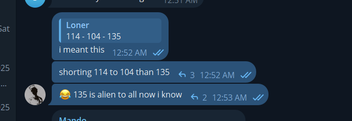 BTCexe's tweet photo. we shorted 114 to 104 almost 10% move .. 
now its time to pray .. or we all get homeless.🥶🥶 https://t.co/xgkkVAevBu