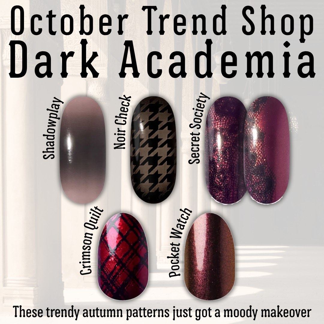 RockinSomeStrip's tweet image. 🎉 FRIDAY LAUNCH LINE-UP! 🎉
So many fun things hitting the site today, grab ur coffee &amp;amp; let’s check ‘em out! ☕💅
🍂 FALLING FOR YOU COLLECTION
🎃 SPOOKTACULAR SPECIAL
No tricks, just treats, friends!
🖤 ICYMI: DARK ACADEMIA TREND DROP
rockinsomenailstrips.com
#DIYNails #Fall