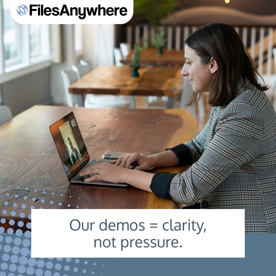 FilesAnywhere's tweet image. A feature list won’t show how tools fit your team. A FilesAnywhere demo walks through sharing, admin controls, and Azure/AWS integrations.

📌 Book today: filesanywhere.com

#FilesAnywhere #BookADemo #CloudStorage #FileManagement #SecureStorage