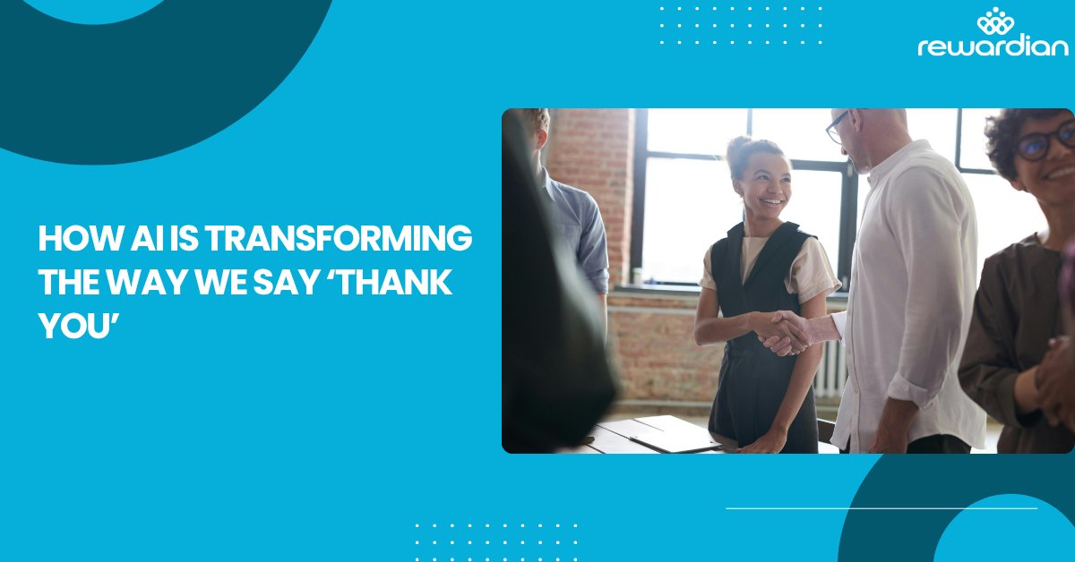 Simply saying “thank you” is still one of the most powerful ways to empower your team but how we deliver that appreciation is constantly evolving. AI may be driving the change, but the heart of appreciation remains the same. 

Learn more here: bit.ly/47eOska
#rewardian